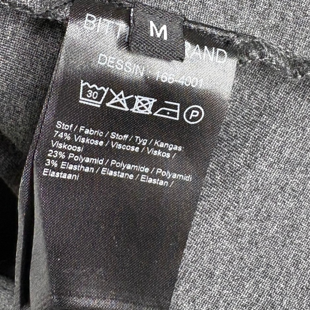 Bitte Kai Rand 1981 Gray Open Front Cardigan Jacket Minimalist Scandinavian M - Picture 6 of 7